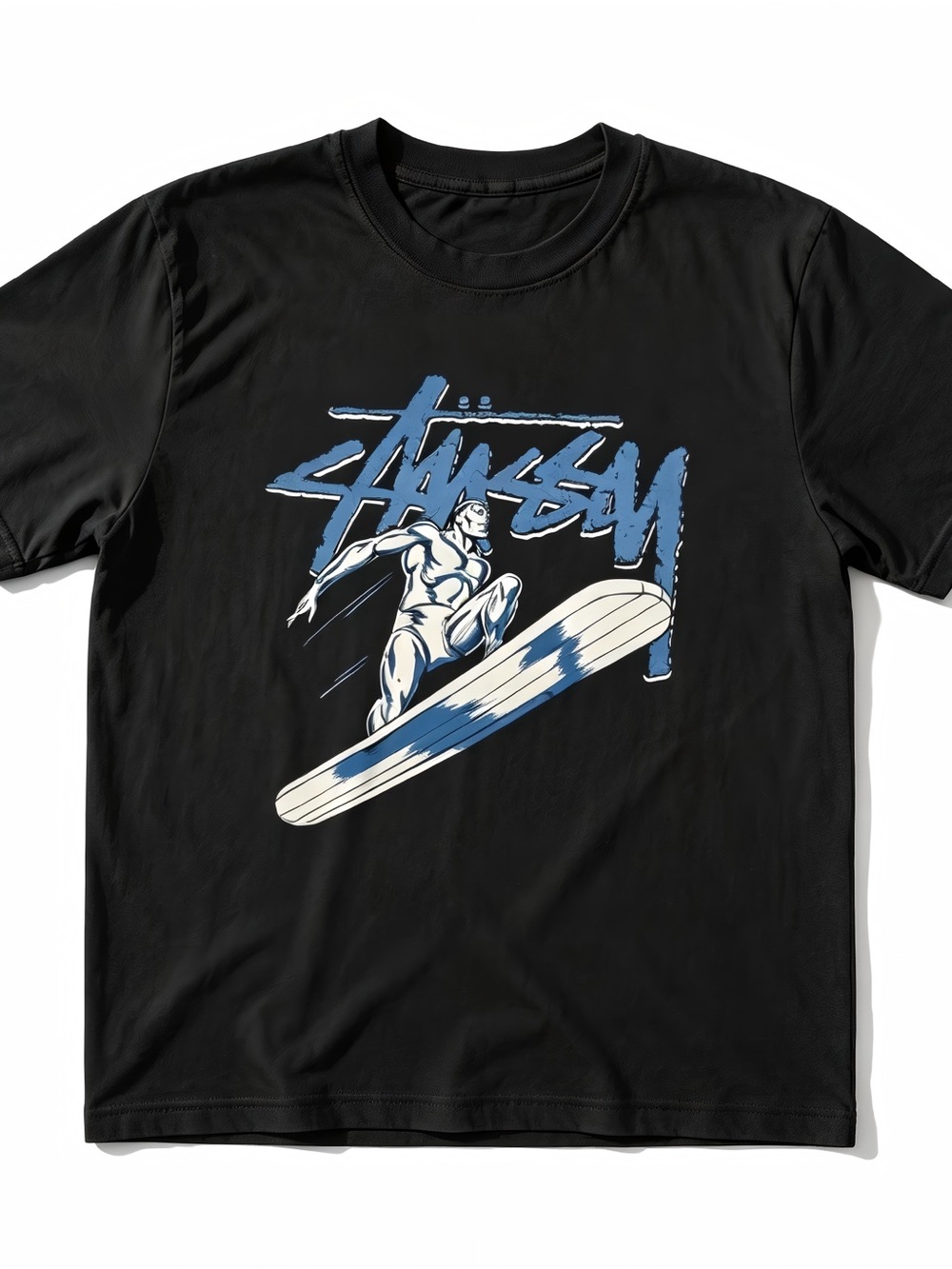 Vintage Stussy Surfer Man Skateboard Streetwear Womens Mens T-shirt Unisex